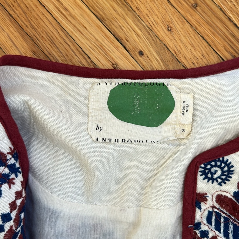 Anthropologie Embroidered Jacket - Picture 5 of 5